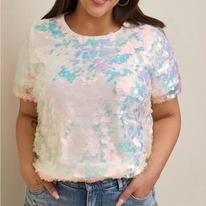 Torrid Sparkly Abbey Sequin Top! 🎀